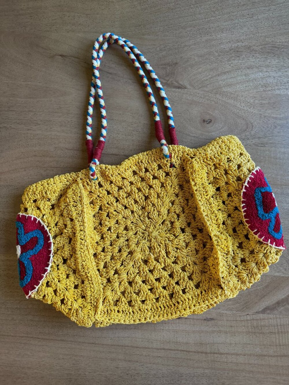 Zabriskie Studios  Silky Barcelona Crochet Bag Boho Festival Market Bag